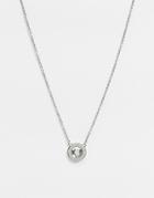 Tommy Hilfiger Stud Necklace In Silver