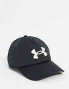 Under Armour Blitzing Adjustable Back Cap In Black