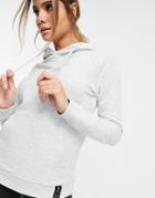 Asos 4505 Yoga Hoodie In Soft Touch-grey