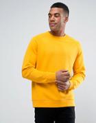 Asos Sweatshirt In Yellow - Yellow