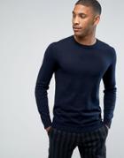Esprit Cashmere Mix Sweater - Navy