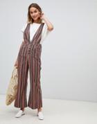 Moon River Stripe Jumpsuit-multi