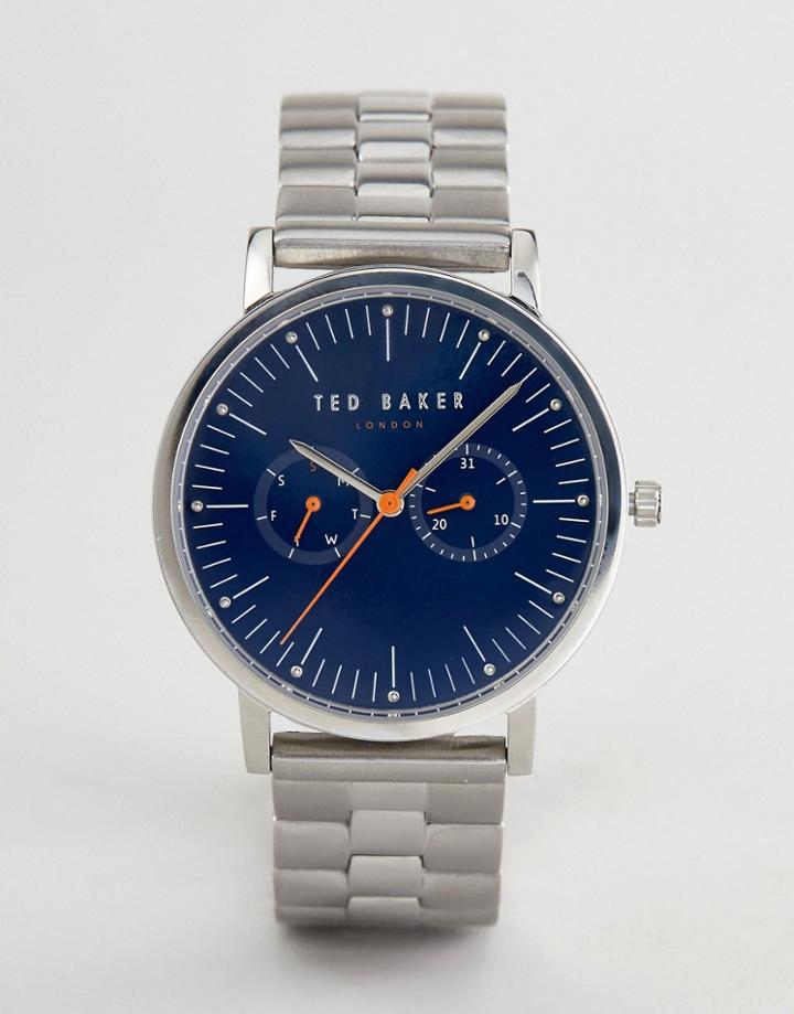 Ted Baker Te50274007 Brit Chronograph Bracelet Watch In Silver 40mm - Silver
