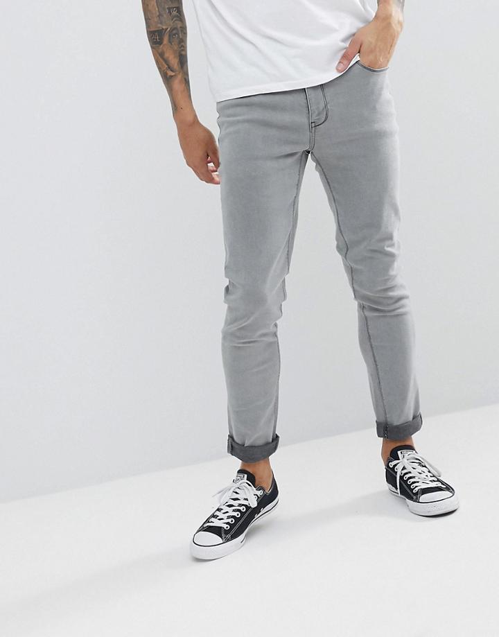 Le Breve Skinny Fit Jeans - Gray