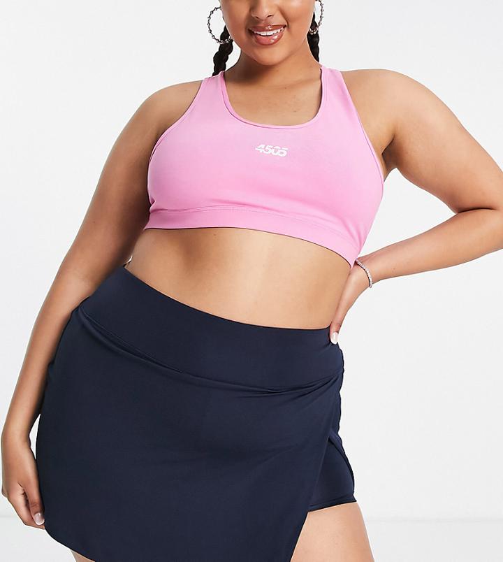 Asos 4505 Curve Active Skort-navy