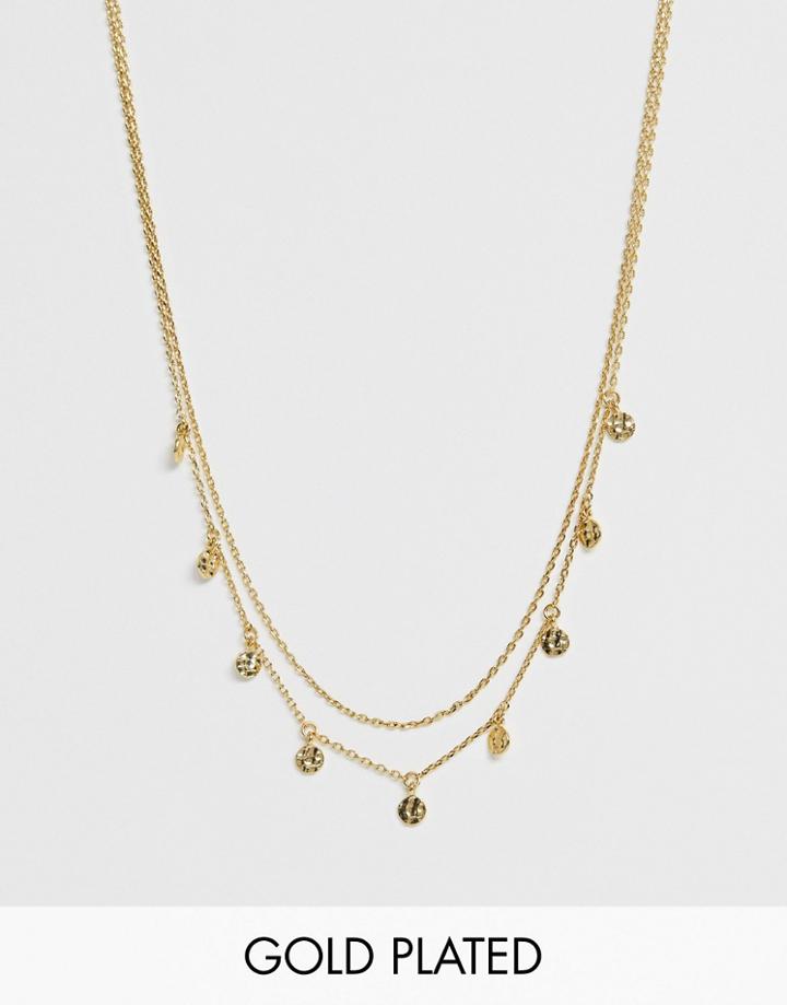 Astrid & Miyu Gold Plated Mystic Opal Charm Necklace