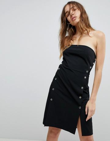 Hanger Popper Dress - Black