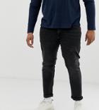 Jack & Jones Plus Size Jean In Washed Black - Black