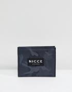 Nicce London Wallet In Camo - Black