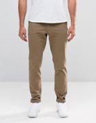 Jack & Jones Slim Fit Chino With Stretch - Dark Camel