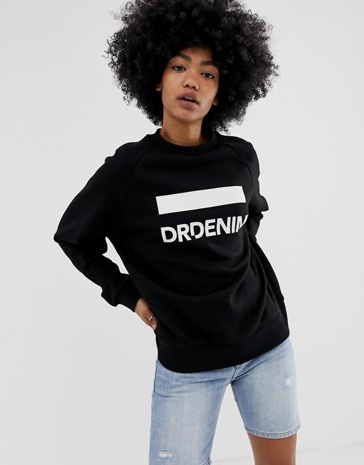 Dr Denim Luna Logo Sweatshirt - Black