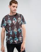 Ldn Dnm Diamond Printed T-shirt - Black