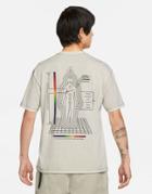 Nike Revival Wellness Graphic Back Print T-shirt In Off White