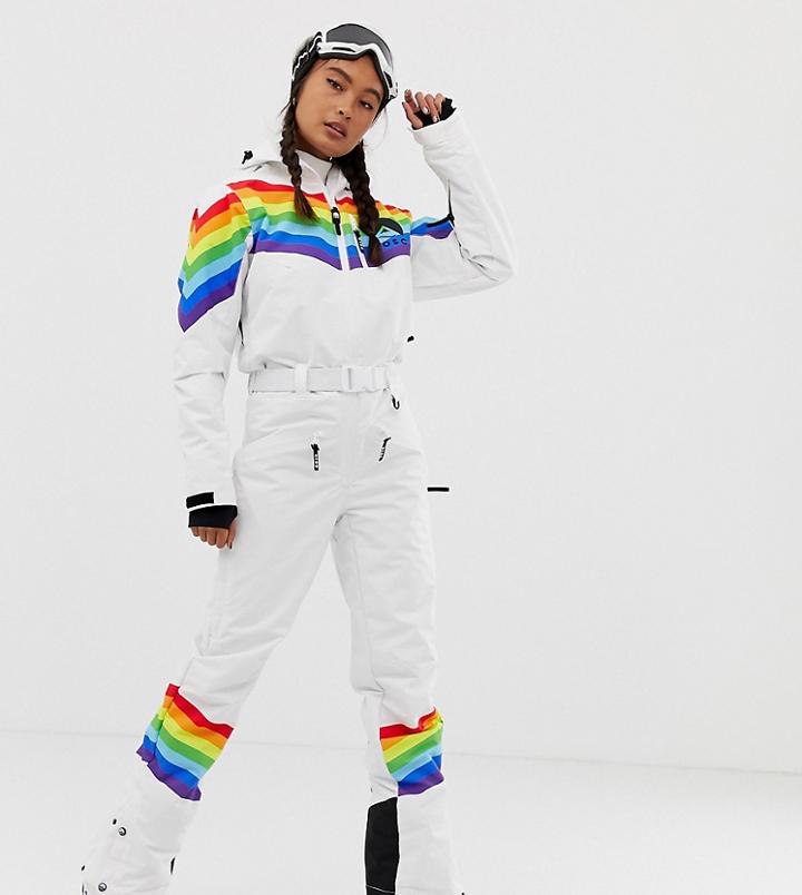 Oosc Women's Rainbow Road Ski Suit - Multi