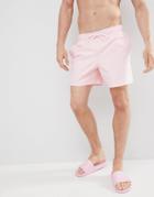Hollister Magic Print Guard Swim Shorts Flamingos Come Out When Wet In Pink - Pink