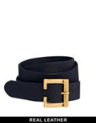 Asos Leather Waist Belt - Black