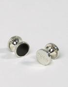 Hugo By Hugo Boss E-tokeep Round Cufflinks In Black - Black
