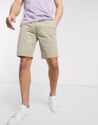 Levi's Tapered Fit Chino Shorts In True Chino Beige Lightweight Twill-neutral
