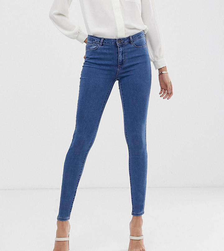 Vero Moda Tall Skinny Jean In Blue