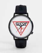 Guess V1003m1 Hollywood Silicone Watch - Black