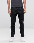 Jack & Jones Anti Fit Jeans With Engineered Detail In Coated Black - Black