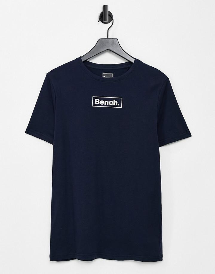 Bench Logo T-shirt In Navy