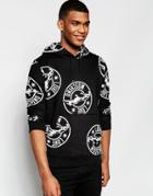 Love Moschino Hoody Monochrome Emblem - Black
