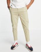 New Look Tapered Chino In Stone-neutral