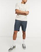 River Island Premium Jersey Shorts In Gray-grey