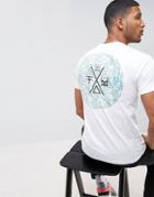 Friend Or Faux Breakwater Back Print T-shirt - White