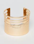 Aldo Gold Statement Cuff Bracelet - Gold