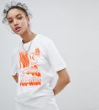 Puma Exclusive To Asos T-shirt With Acid Graphic In White - White