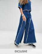 Mad But Magic Wide Leg Jeans - Blue