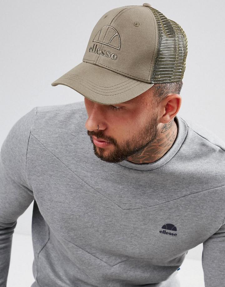 Ellesse Cap With Tonal Logo In Stone - Stone