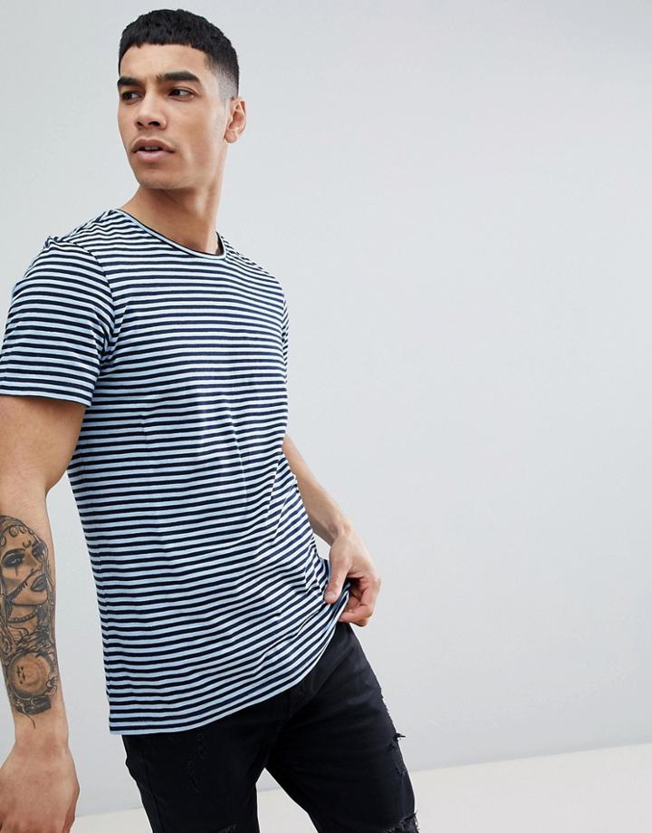 Jefferson Striped T-shirt - Blue