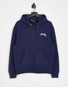 Stan Ray Logo Hoodie In Navy
