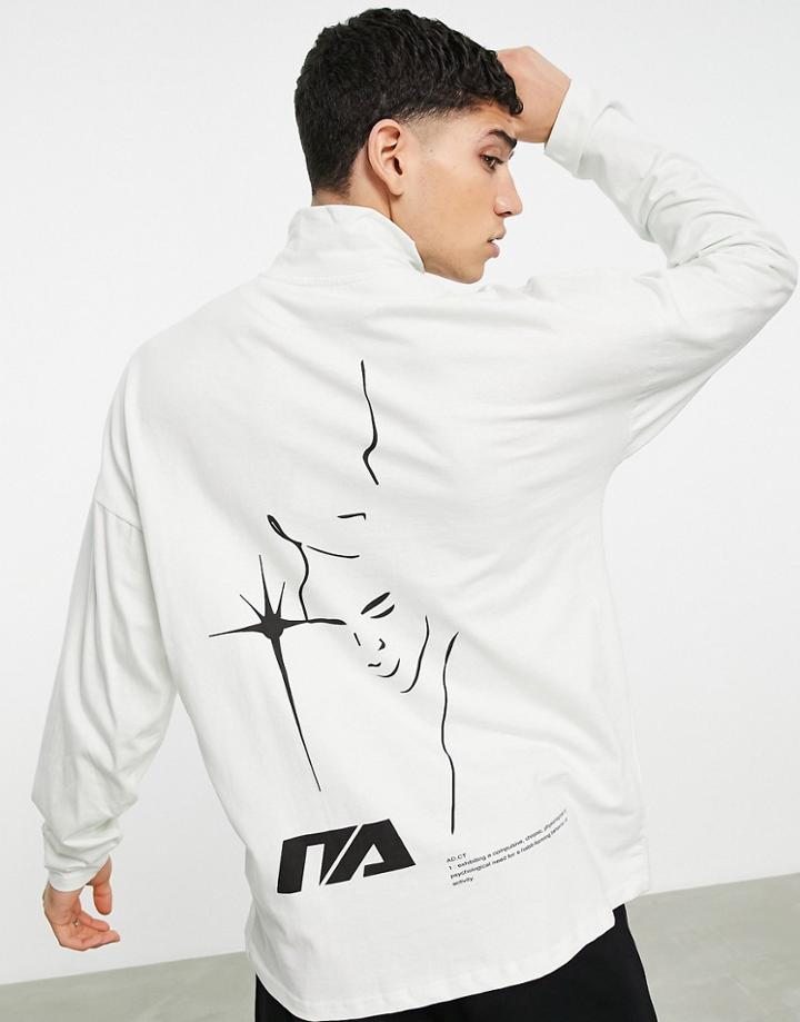 Night Addict Nox Eye Long Sleeve T-shirt-blue