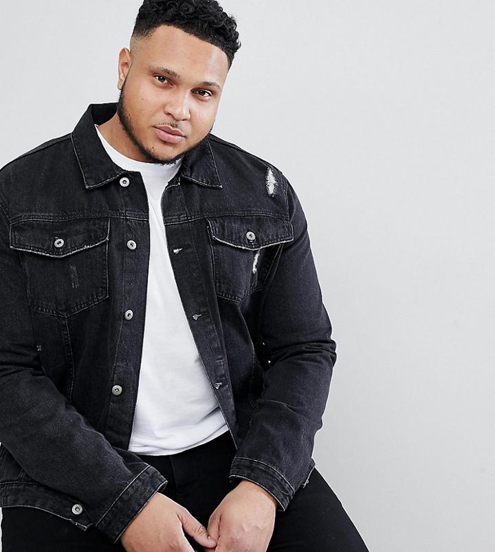 D-struct Plus Denim Jacket - Black
