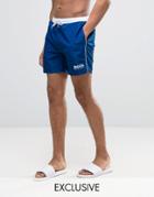 Boss By Hugo Boss Star Fish Swim Short Exclusive Blue - Blue