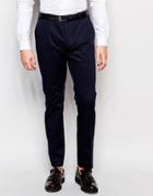 Selected Homme Slim Suit Pants - Navy