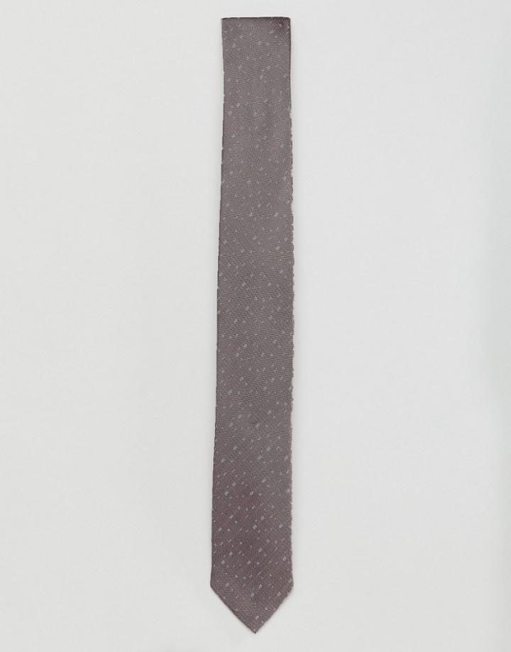 Farah Woven Tie In All Over Jacquard - Pink