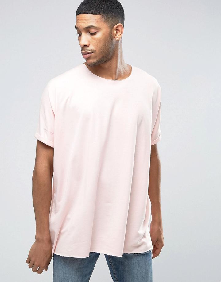 Liquor & Poker Extreme Oversized T-shirt - Pink