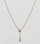 Bill Skinner Honeycomb Bee Y Necklace - Gold