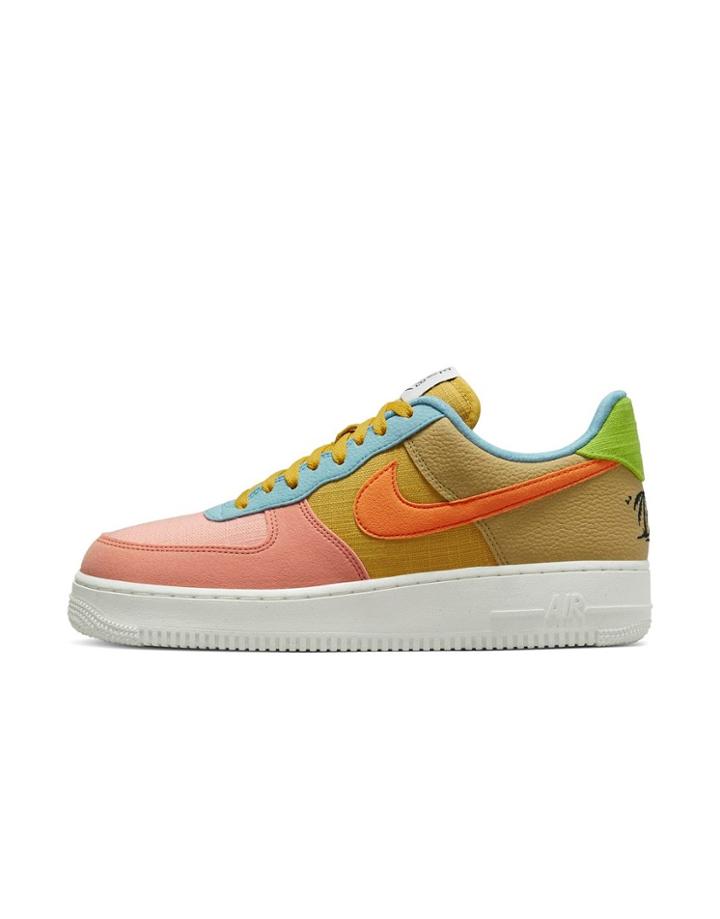 Nike Air Force 1 '07 Lv8 Nn Sneakers In Sanded Gold/multi