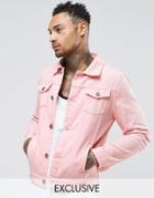 Liquor & Poker Pink Denim Jacket - Pink