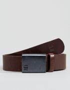 G-star Leather Belt In Brown - Brown
