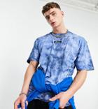 Ellesse Oversized Tie Dye T-shirt In Blue-blues