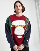 Aape By A Bathing Ape Splice Sweatshirt In Multi