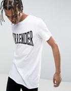 New Look T-shirt With Surrender Print - White