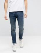 Cheap Monday Tight Skinny Jeans 1yr Fade - Blue